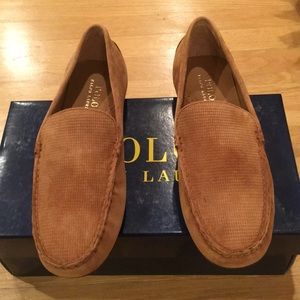 Ralph Lauren Driving Moc in light tan.
